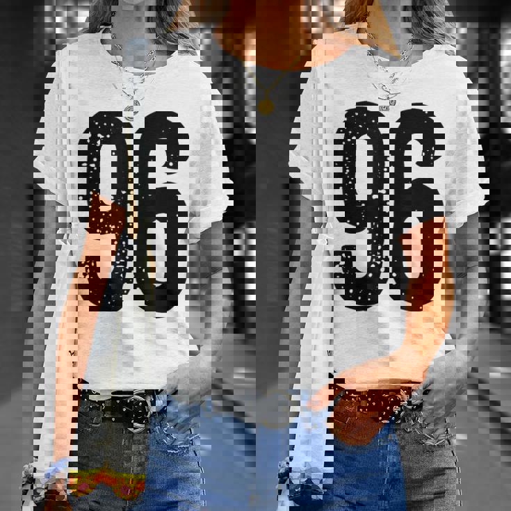 Número 96 Camiseta unisex Regalos para ella