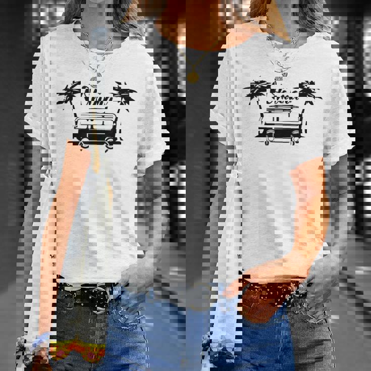 Ohana レトロハワイトロピカルシャツ 男女兼用 Tシャツ 彼女への贈り物