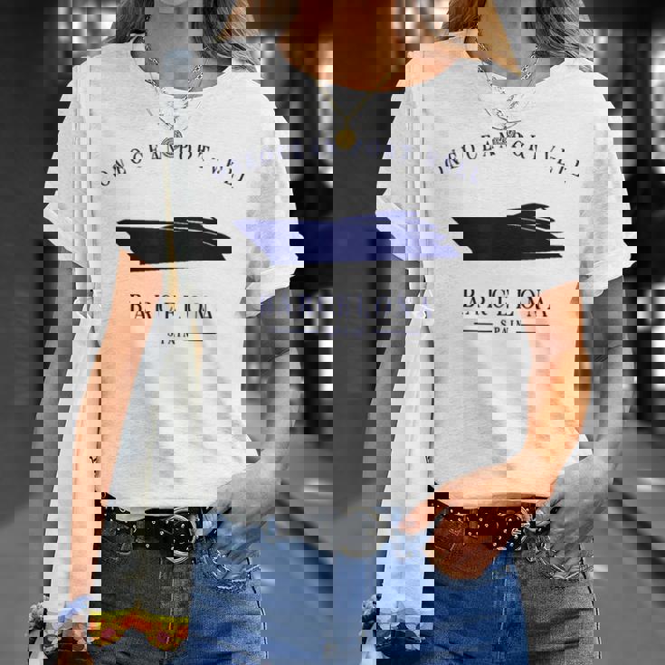 Oneocean Portell Marina バルセロナ ヨットクラブ スペイン リビエラ Tシャツ 彼女への贈り物