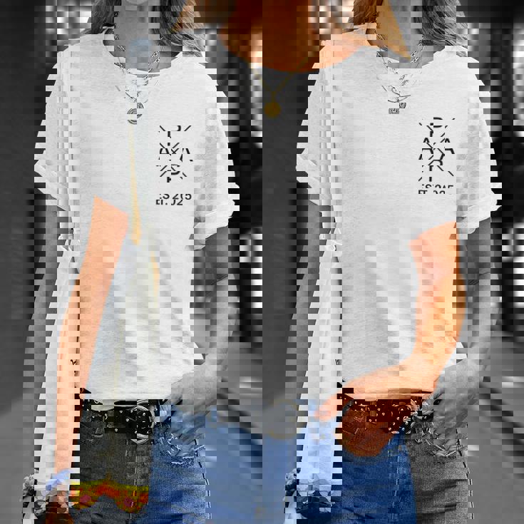 Papa Est 2025 Grandpa To Be 父の日 新パパ 祖父 Tシャツ 彼女への贈り物