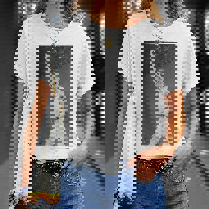 Queen Live Aid フレディ・マーキュリー・ウェンブリー・スタジアム 1985 Tシャツ 彼女への贈り物