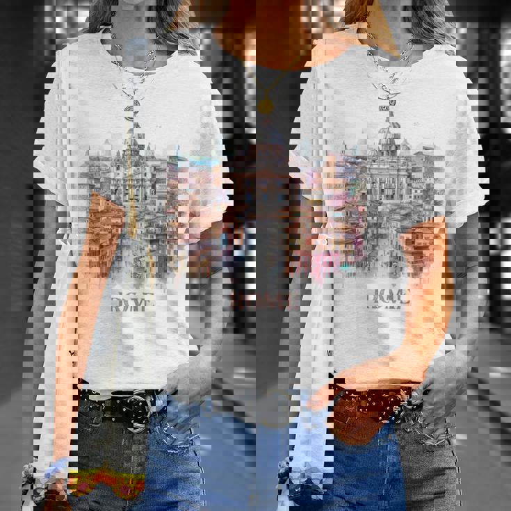 Retrointage Roma Italia Roma Italia Roma Italia Regalo Camiseta unisex Regalos para ella