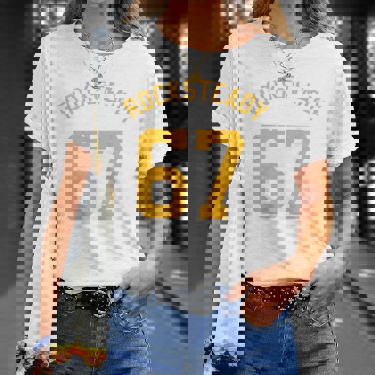 Rocksteady 1967 ビンテージ レゲエ スカ衣服 男女兼用 Tシャツ 彼女への贈り物