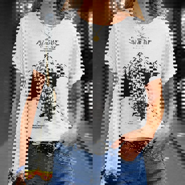 Run With Pride ハーレーブルドッグ Tシャツ 彼女への贈り物