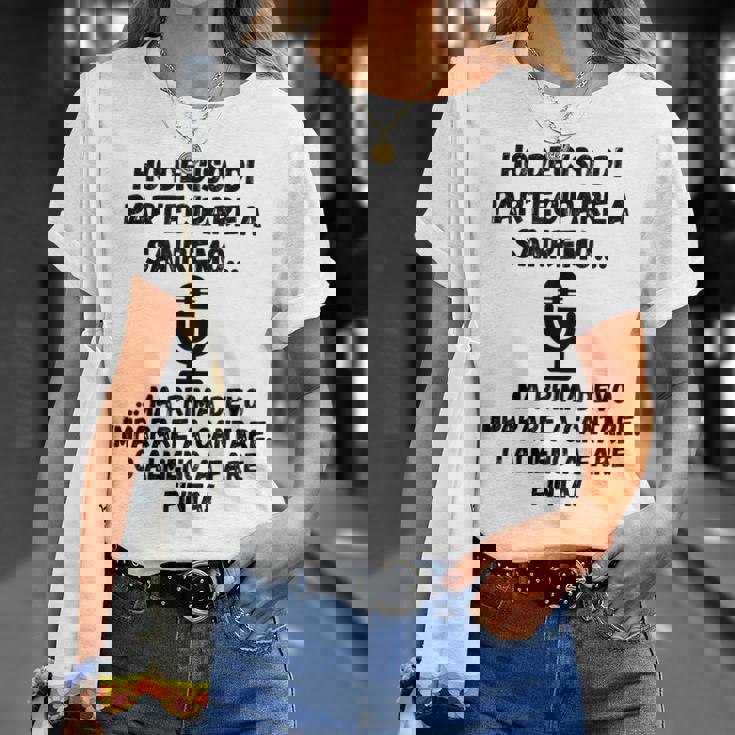 Sanremo 2025 Expression シャツ Tシャツ 彼女への贈り物