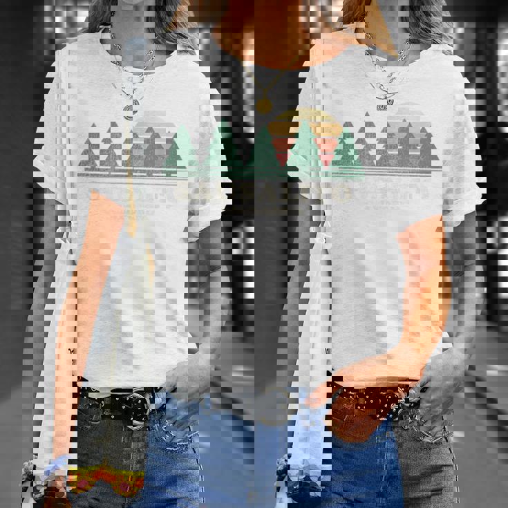 Sausalito Ca Intagetyle Années 70 T-Shirt Cadeaux pour elle