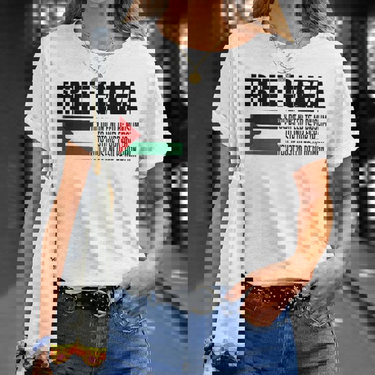 Save Gaza Free Palestine Free Gaza Proud Gaza Palestina Tシャツ 彼女への贈り物