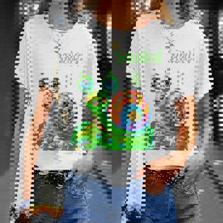 Snailed Itかわいいカタツムリ 長袖tシャツ Tシャツ 彼女への贈り物