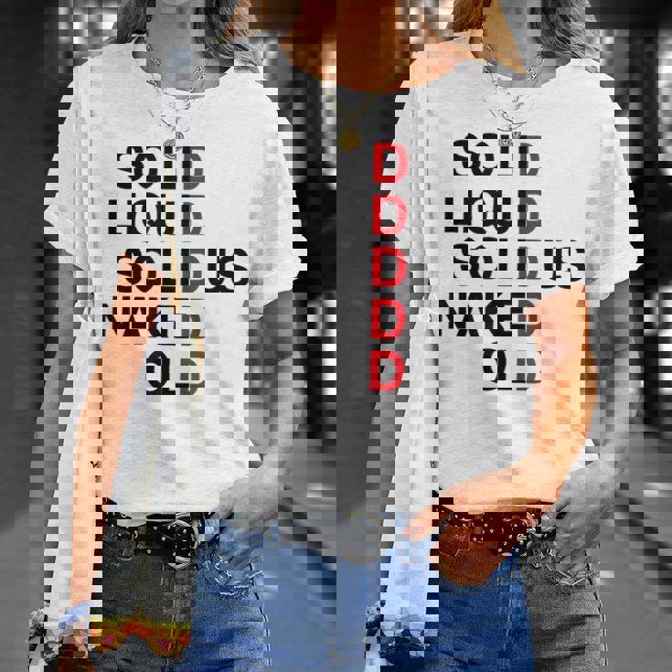 Solid Liquidolidus Naked Old Tシャツ 彼女への贈り物