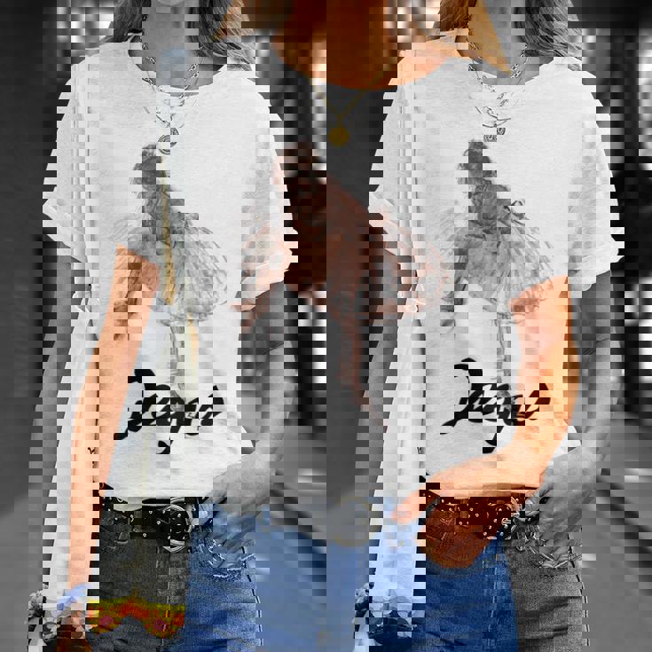 Study Of A Ballet Dancer エドガー・ドガ Tシャツ 彼女への贈り物