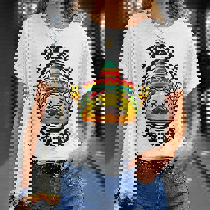 Tacoquad 面白いメキシカンタコス火曜日 タコスバウトチーム タコス Tシャツ 彼女への贈り物