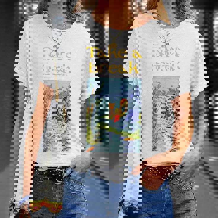 Take A Break Fun オズの魔法使い Tシャツ 彼女への贈り物