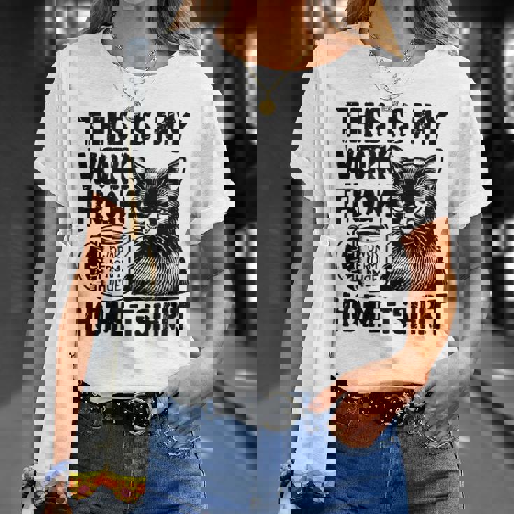 This Is My Work From Homearcastic Cat Remote Worker Tシャツ 彼女への贈り物