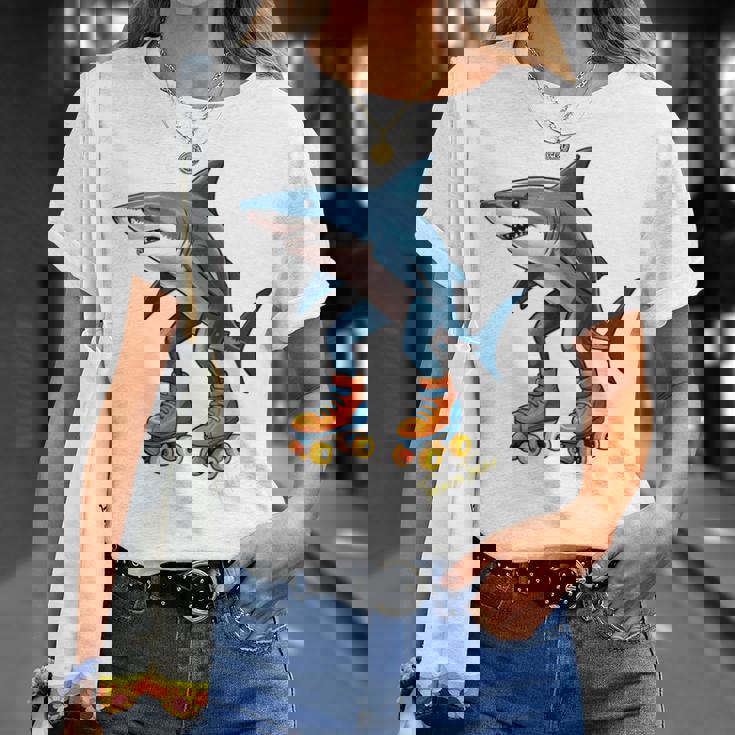 Tralalero Tralala ブレイン レッド ファニー サメ ミーム 長袖tシャツ Tシャツ 彼女への贈り物