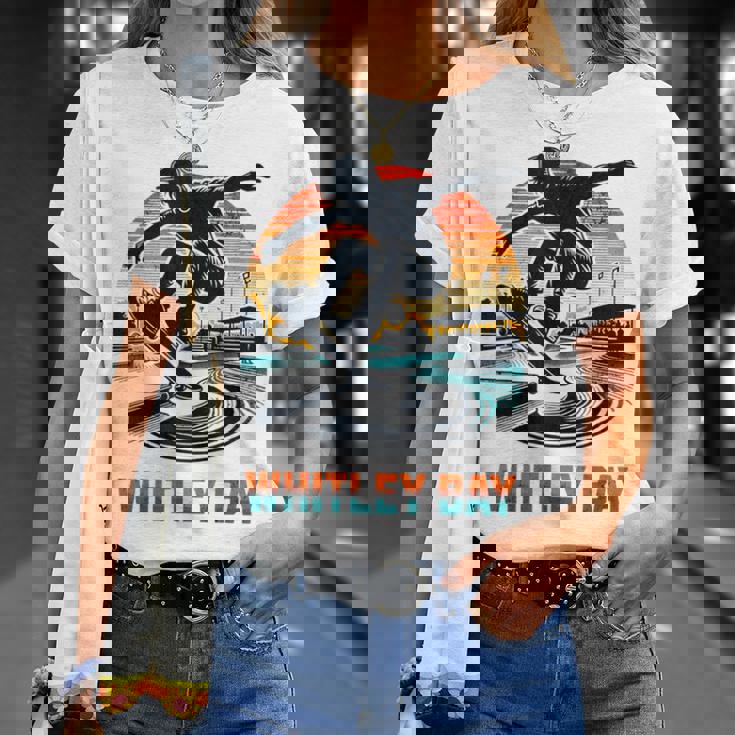 Whitley Baykateboardingグランジ Tシャツ 彼女への贈り物