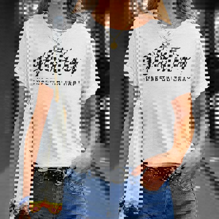 Women's Holiday Girls Trip Cheap Therapy T-Shirt Geschenke für Sie