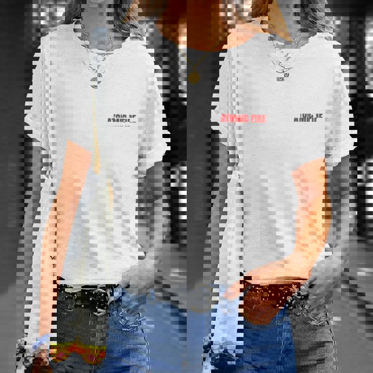 「Cleanse Them In Atomic Fire」核ガンジーミームの引用 長袖tシャツ Tシャツ 彼女への贈り物