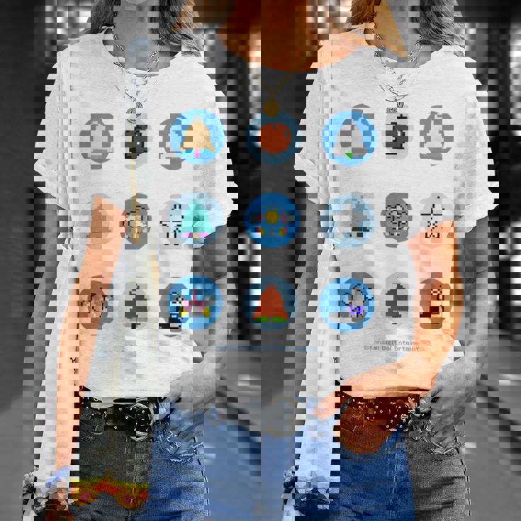 「Twin Bee」9 Circles Tシャツ 彼女への贈り物