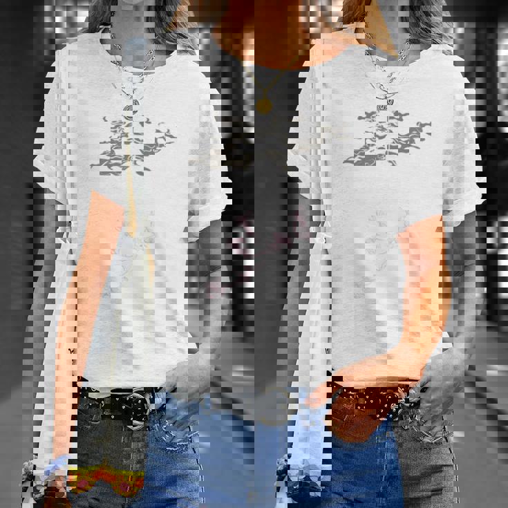 「麒麟に似た雲／とほかみえみため」 言霊 ホツマ文字 ヲシテ文字 とほかみゑひため 龍神 開運 お守り バックプリント 長袖tシャツ Tシャツ 彼女への贈り物