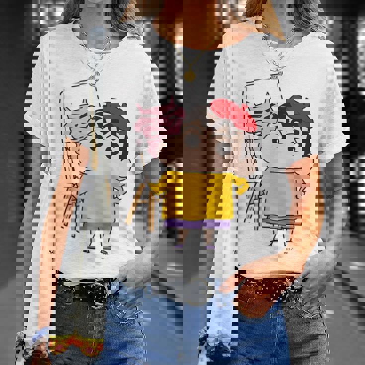 【まんが】クレヨンしんちゃん お絵描きしんちゃん Tシャツ 彼女への贈り物