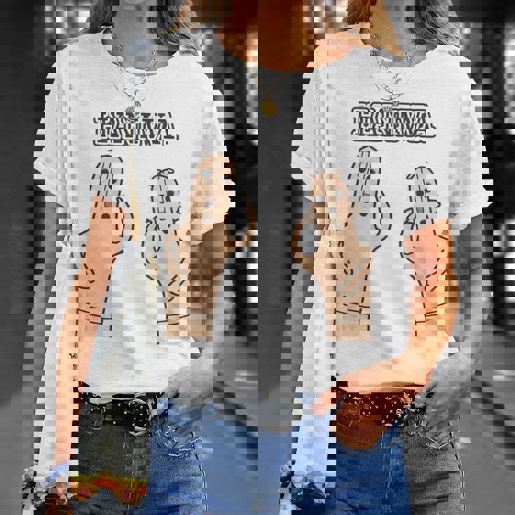 【バックプリント・背中側】ハニワ 埴輪 Haniwa『はろー』【踊る埴輪 男女】歴史土器 シンプル かわいい イラスト Tシャツ 彼女への贈り物