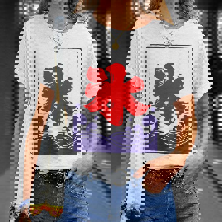 【バックプリント・背中側】氷 のれん 夏（氷屋 かき氷）お祭り 露店 夜店 漢字 文字 昭和レトロ 和柄 イラスト Tシャツ 彼女への贈り物