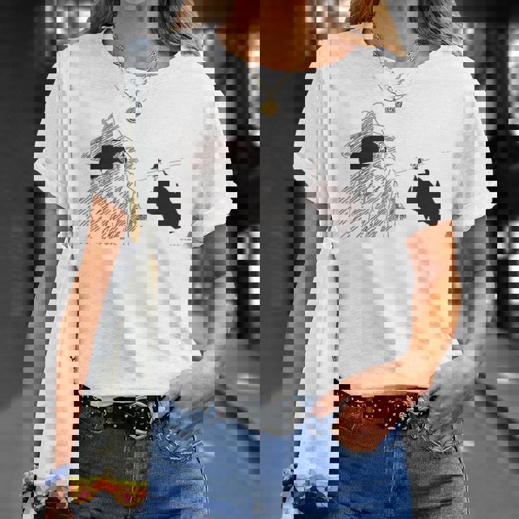 【映画】クレヨンしんちゃん 嵐を呼ぶ 夕陽のカスカベボーイズ コミックタッチ モノクロ Tシャツ 彼女への贈り物