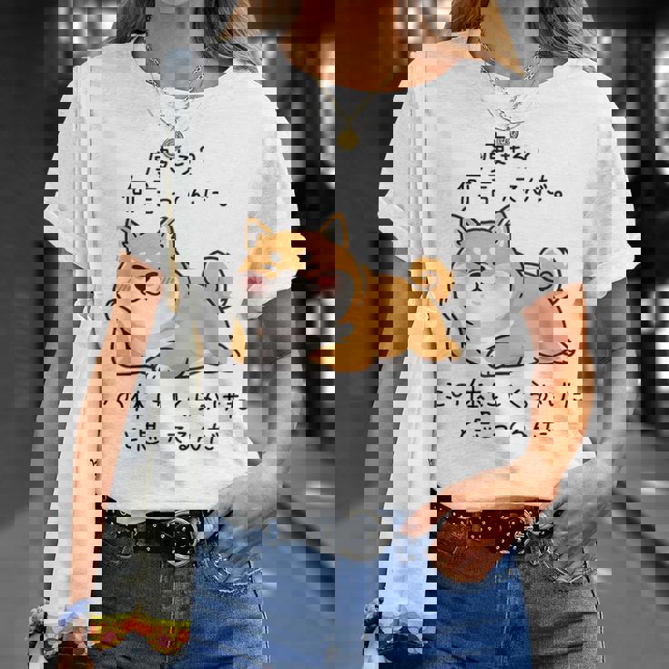 【痩せろ何言ってんだ。この体にいくらかけたと思ってるんだ。】柴犬 おもしろ ギャグ ネタ ウケ狙い Tシャツ 彼女への贈り物