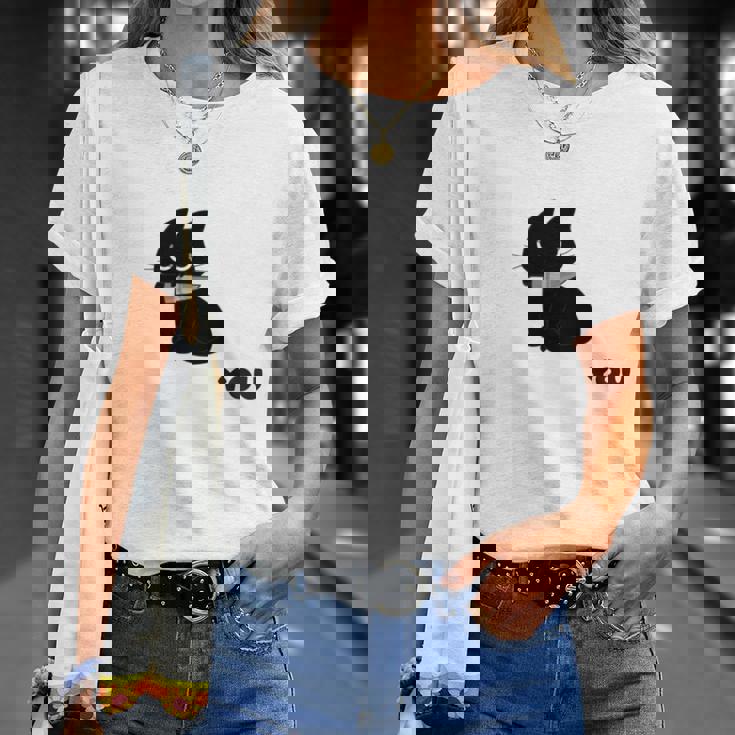 あなたを見ている 長袖tシャツ Tシャツ 彼女への贈り物