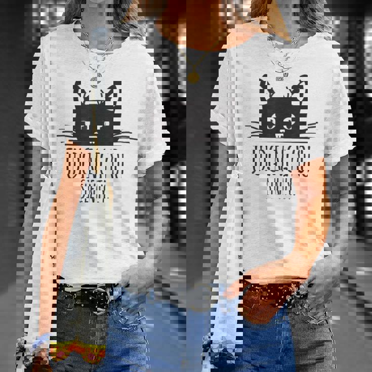 あなたを静かに判断します Tシャツ 彼女への贈り物