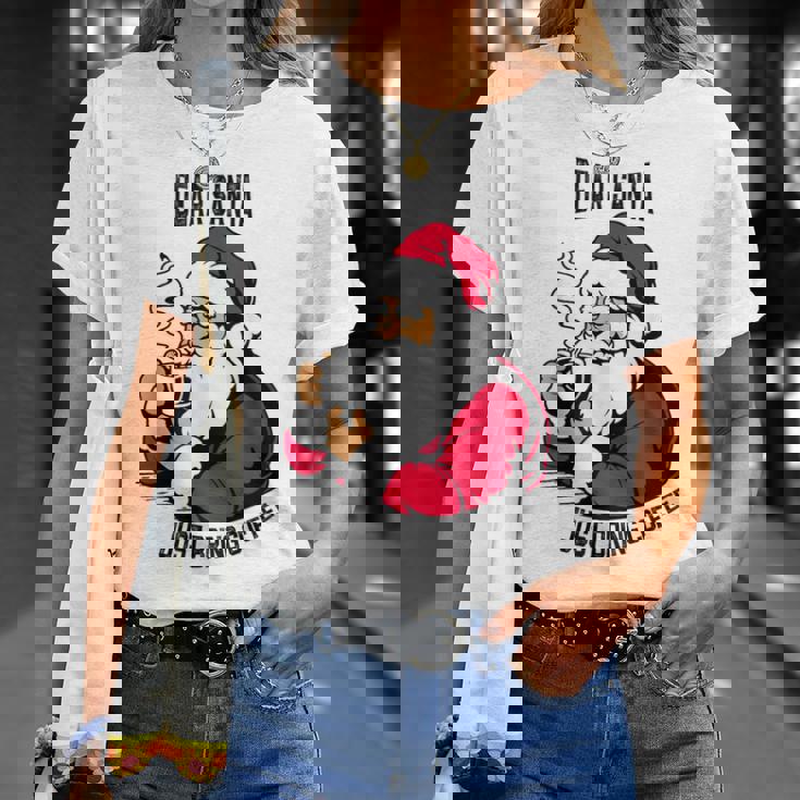 おもしろい親愛なるサンタさん、コーヒーを持ってきてクリスマスクリスマス Tシャツ 彼女への贈り物