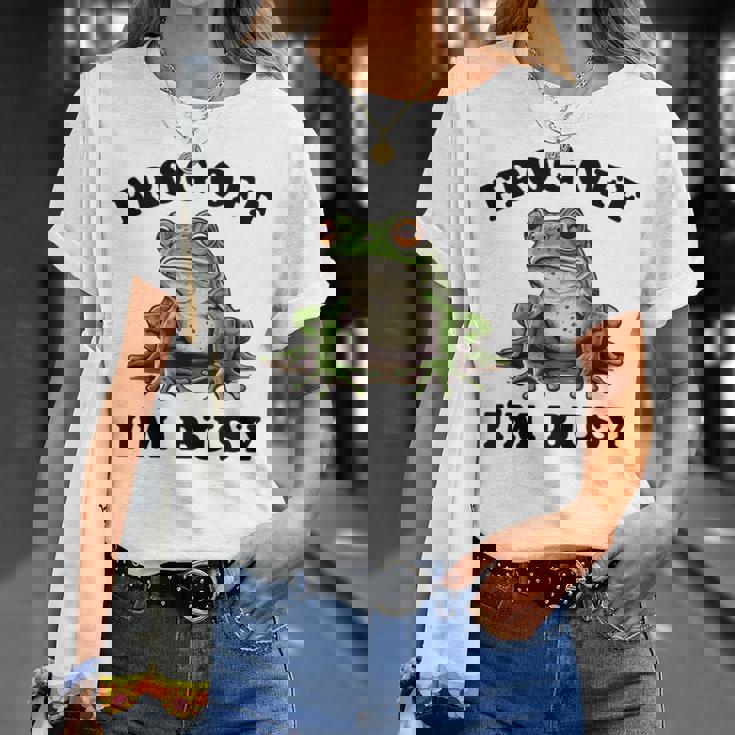 かわいいカエルデザイン Tシャツ 彼女への贈り物