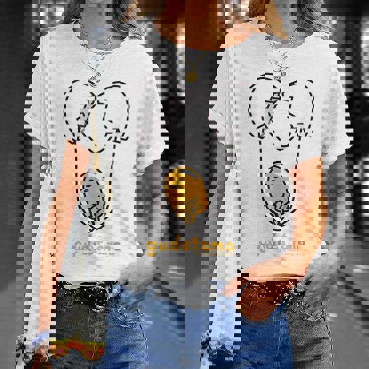 ぐでたま たまごわり Tシャツ 彼女への贈り物