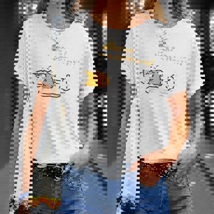 ぐでたま みんなどうせいつもぐでぐでしてっしょ？ ライトカラー Tシャツ 彼女への贈り物