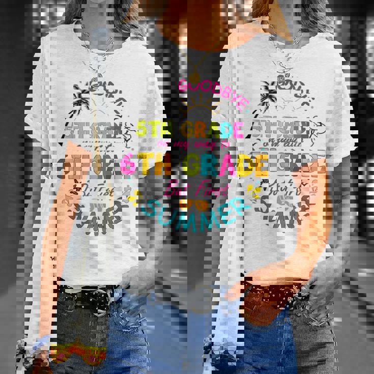 さよなら 5年生 卒業 中学へ ハローサマー Tシャツ 彼女への贈り物