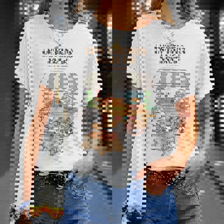 ねこぺん日和 ドーナツ屋さんロゴ付 Tシャツ 彼女への贈り物