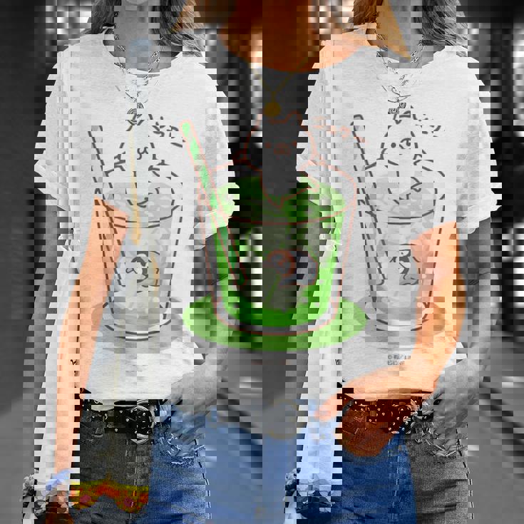 ねこぺん日和 メロンソーダ Tシャツ 彼女への贈り物