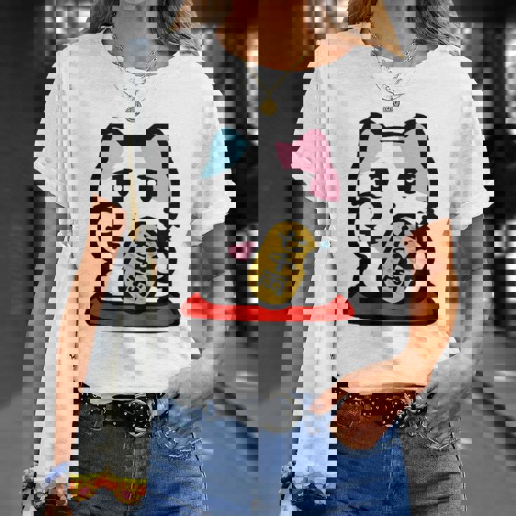 びーえするるる【Bsテレ東公式】まねきねこイラストtシャツ（10色） Tシャツ 彼女への贈り物