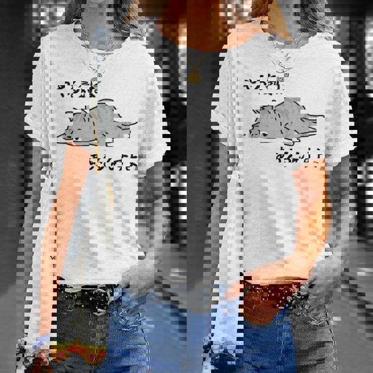 やる気はあるんすよ 猫 ジョーク かわいい 動物好き ギャグ好き ジョーク好き ギャグ おもしろ ネタ 長袖tシャツ Tシャツ 彼女への贈り物