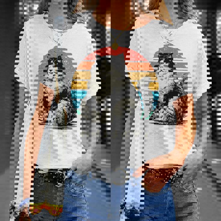 わがままボディ 猫 ねこ 太ったねこ ぽっちゃり ねこ好き かわいい おもしろ 面白い おもろい 手書き レトロ 長袖tシャツ Tシャツ 彼女への贈り物