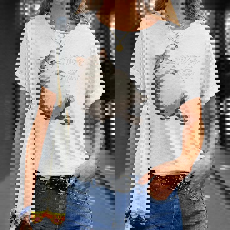 わがままボディ 猫 ねこ 太ったねこ ぽっちゃり 好ねこき かわいい おもしろ 面白い Tシャツ 彼女への贈り物