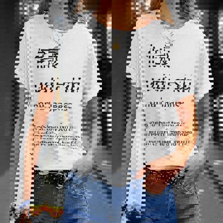 わびさび日本文化 美 禅 ギフト Tシャツ 彼女への贈り物