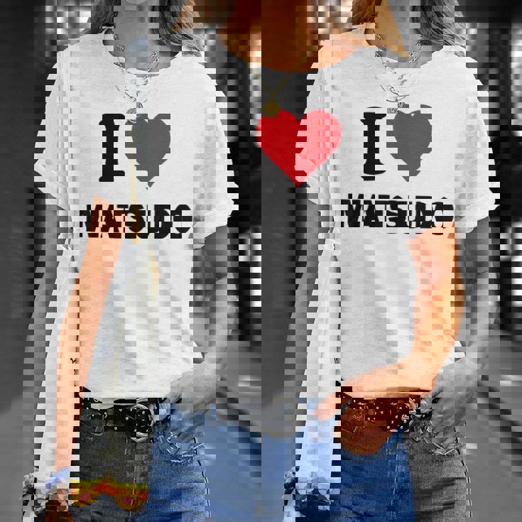 アイハート 松戸ジャパンラブ 日本土産 Tシャツ 彼女への贈り物