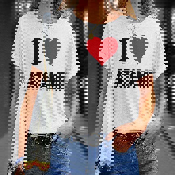 アイハート 熱海 Japan Love Japan お土産 Tシャツ 彼女への贈り物