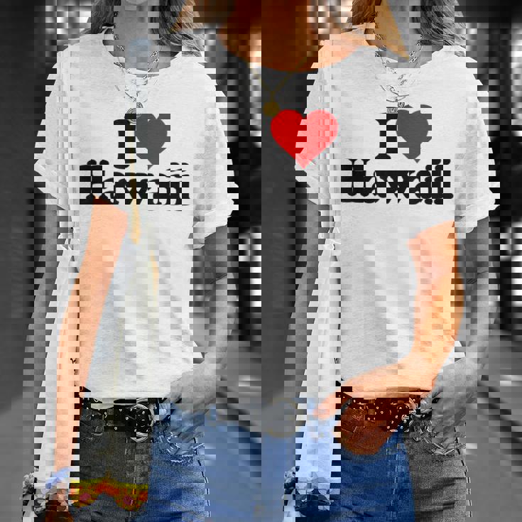 アイラブハートハワイ Tシャツ 彼女への贈り物