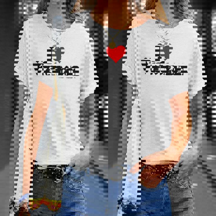 アイラブハートベトナム Tシャツ 彼女への贈り物