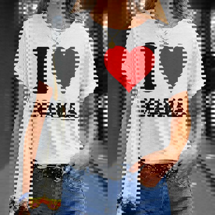 アイ・ラヴ・ママ Tシャツ 彼女への贈り物