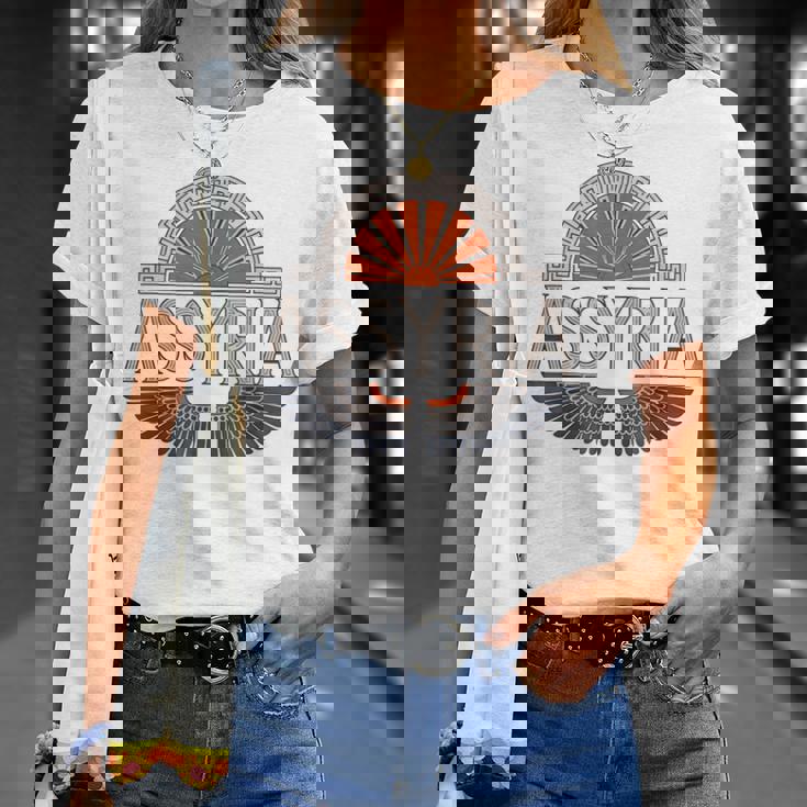 アッシリア メソポタミアの歴史 アッシリア人 Tシャツ 彼女への贈り物