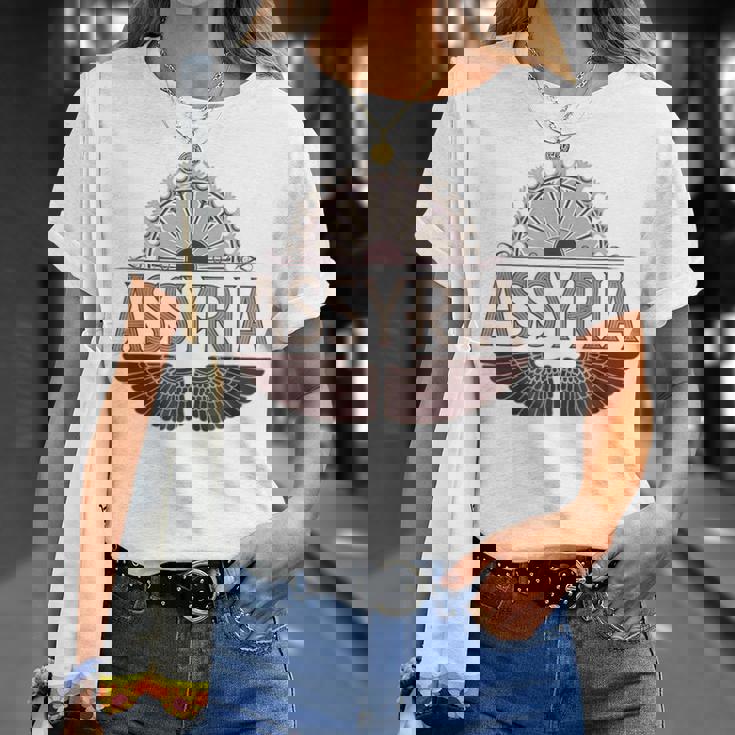 アッシリア 古代アッシリア帝国のシンボル Tシャツ 彼女への贈り物