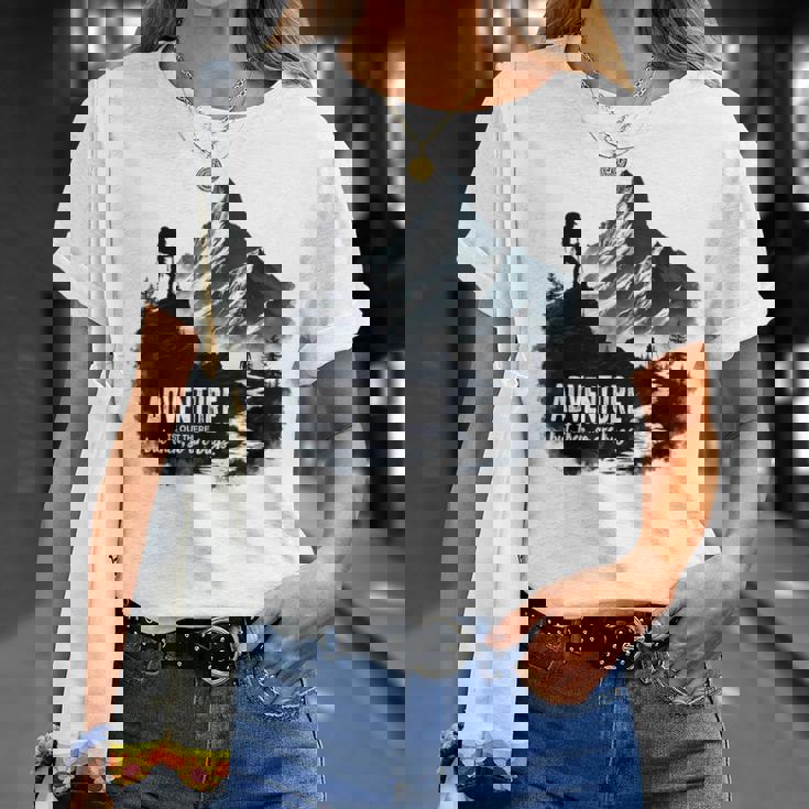 アドベンチャー バグ アウトドア キャンプ ハイキング 面白い 自然 グラフィック Tシャツ 彼女への贈り物